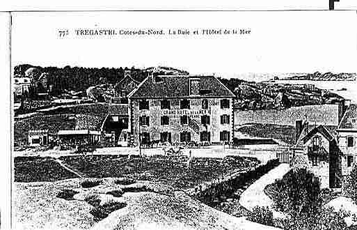 Ville de TREGASTEL Carte postale ancienne